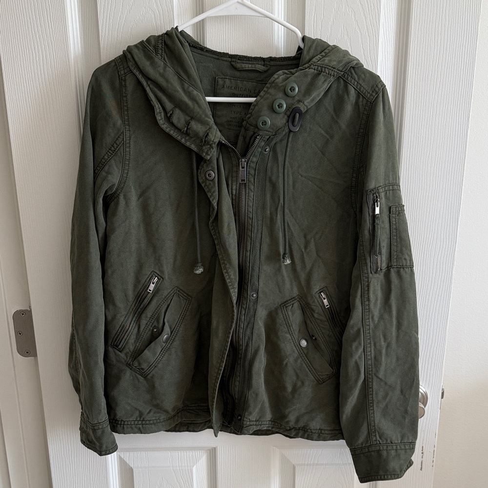 American Eagle Outfitters Khaki Jacket